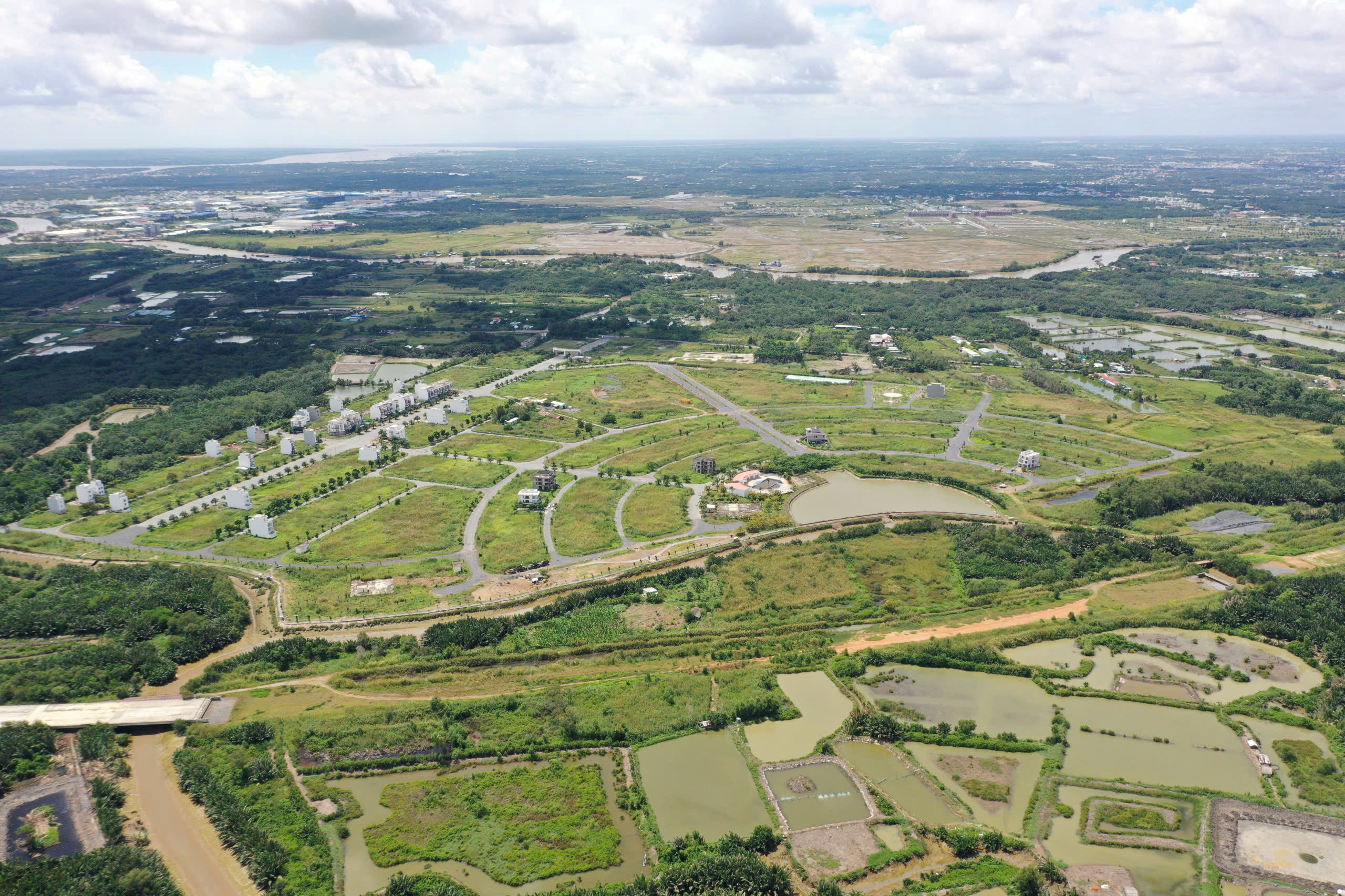 Toàn cảnh KDC The Star Village nhìn từ trên cao